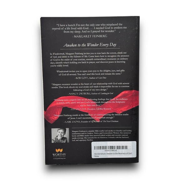 ⚡️3/$15⚡️ Wonderstruck: Awaken to the Nearness of God by Margaret Feinberg - Picture 2 of 3